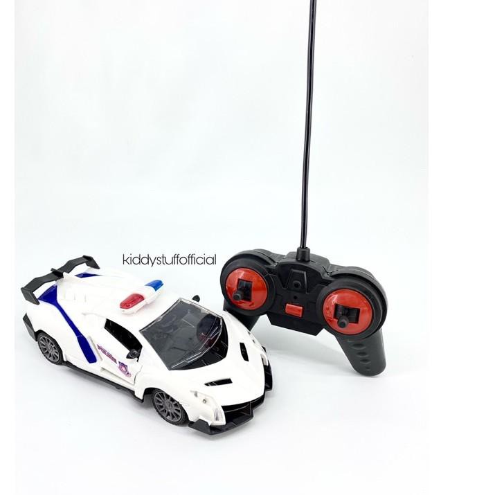 DF3♚ Car Police Remote Control | Mainan Mobil Polisi Remote Control | Robocar Poli | Mainan mobil-mo