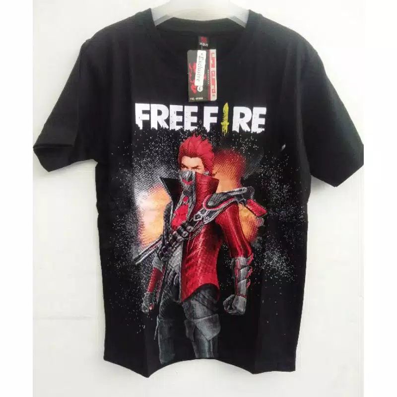 Kaos anak FF Free fire booyah / baju game Termurah