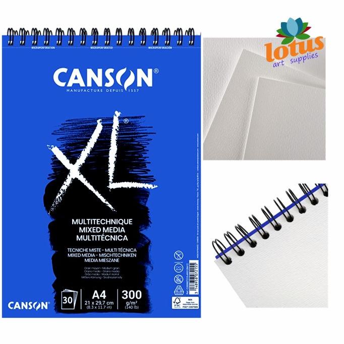

(BISA COD) Canson XL Mix Media Pad A4 BERKUALITAS Kode 973