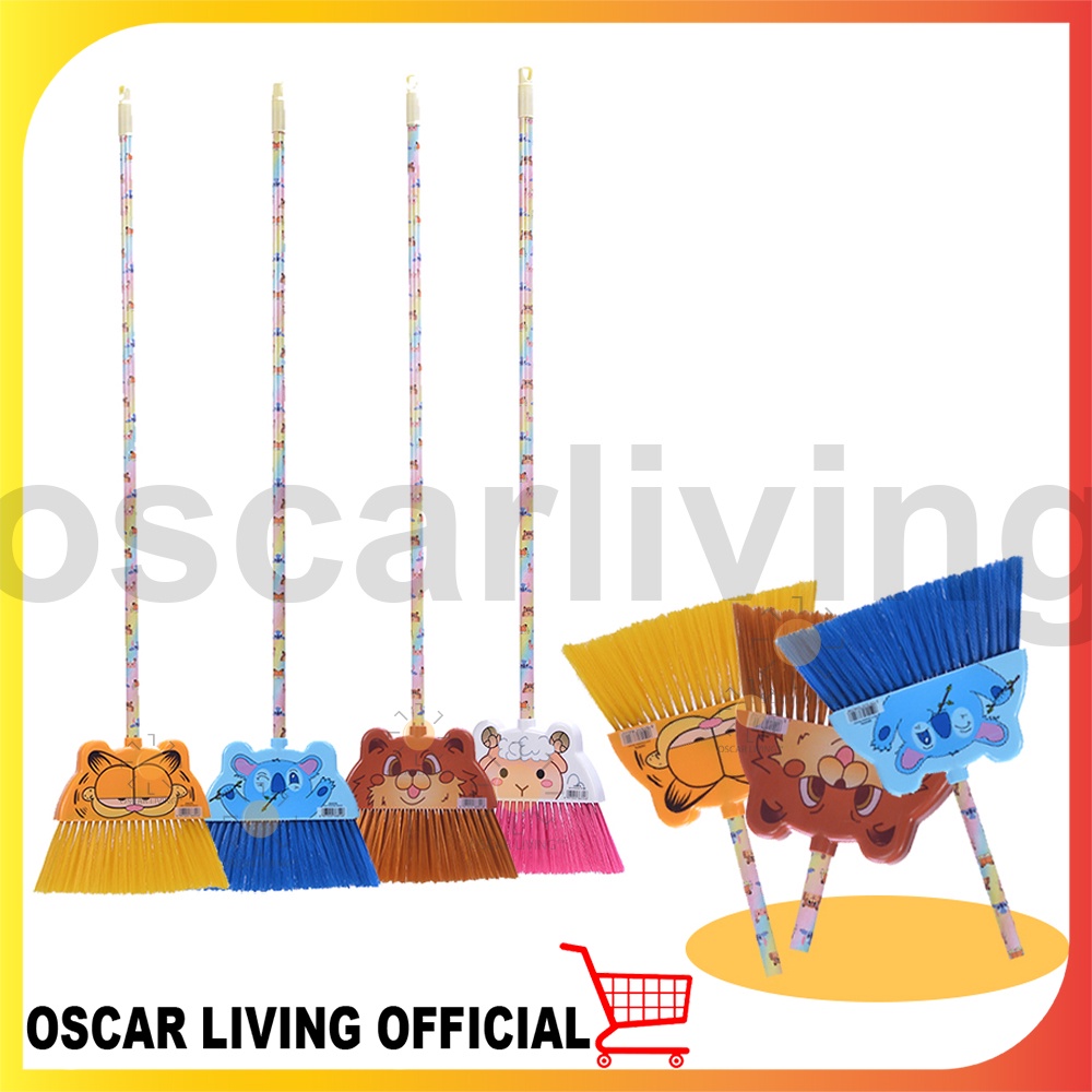 Nagoya Sapu Lantai Nylon Sapu Lantai Rumah Tongkat Panjang