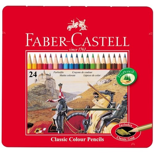 

Pensil Warna Faber Castell 24 Classic Tin Case #115845 Kemasan Kaleng Kotak SHAGB