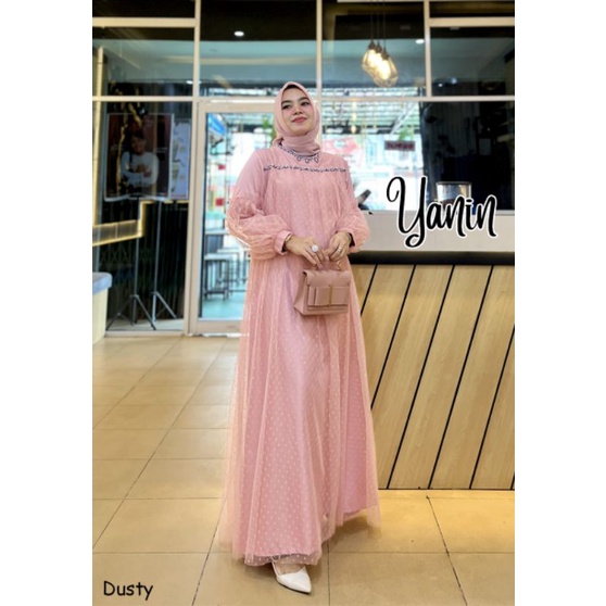 YANIN Gamis Pesta Muslimah Bridesmaid Kondangan Walimatul Kondangan Bridemaids