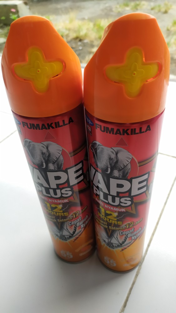 Vape Plus Obat Nyamuk Spray Fumakilla Orange/sakura Bloosom 500ml