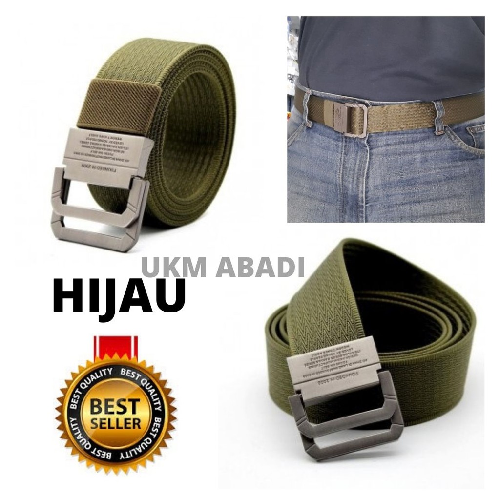 Ikat Pinggang Gesper  Sabuk Retro Craftman Survival Canvas 111148