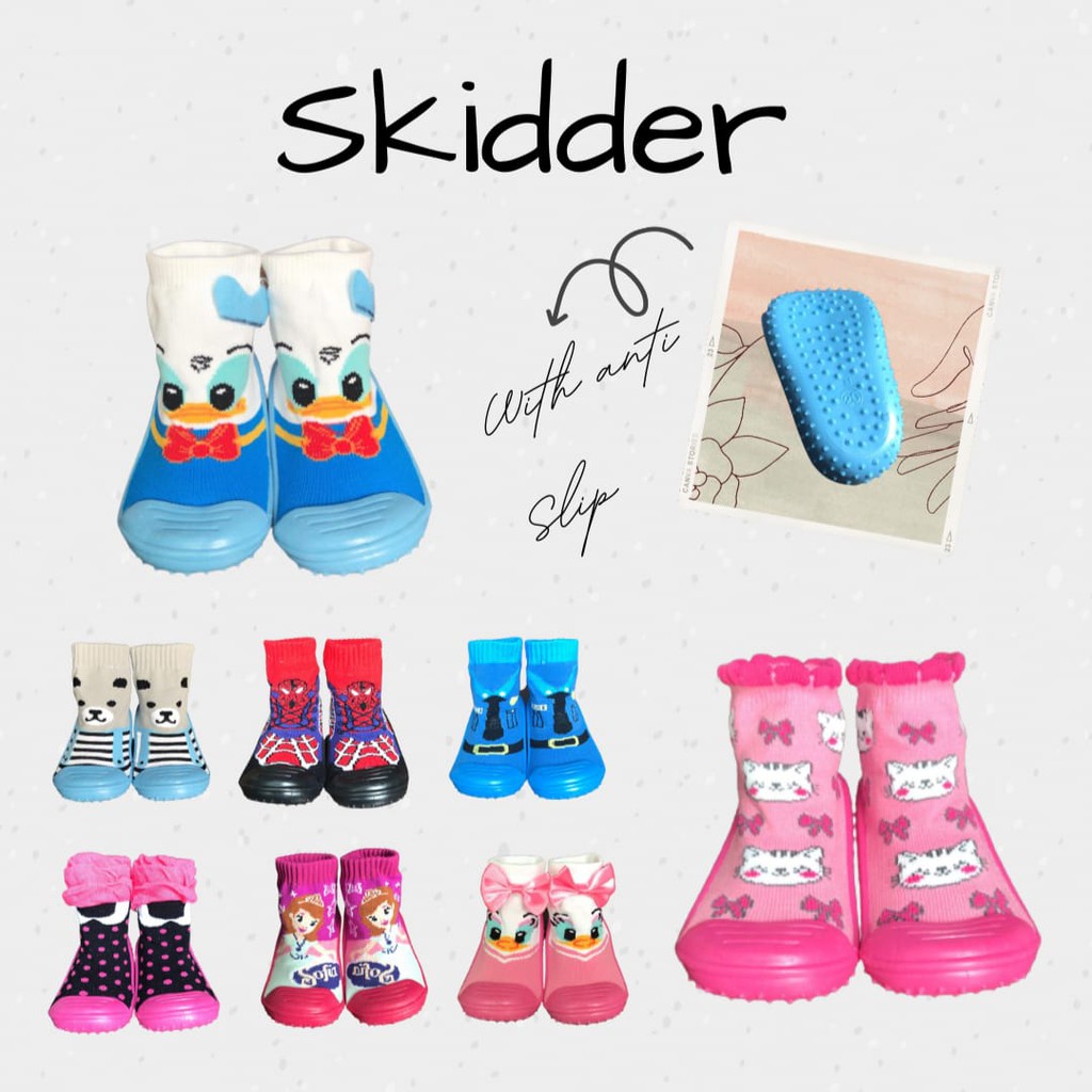 Sepatu Skidder/Prewalker Skidder Bayi Anak lutut 6-24 Bulan CBKS JH