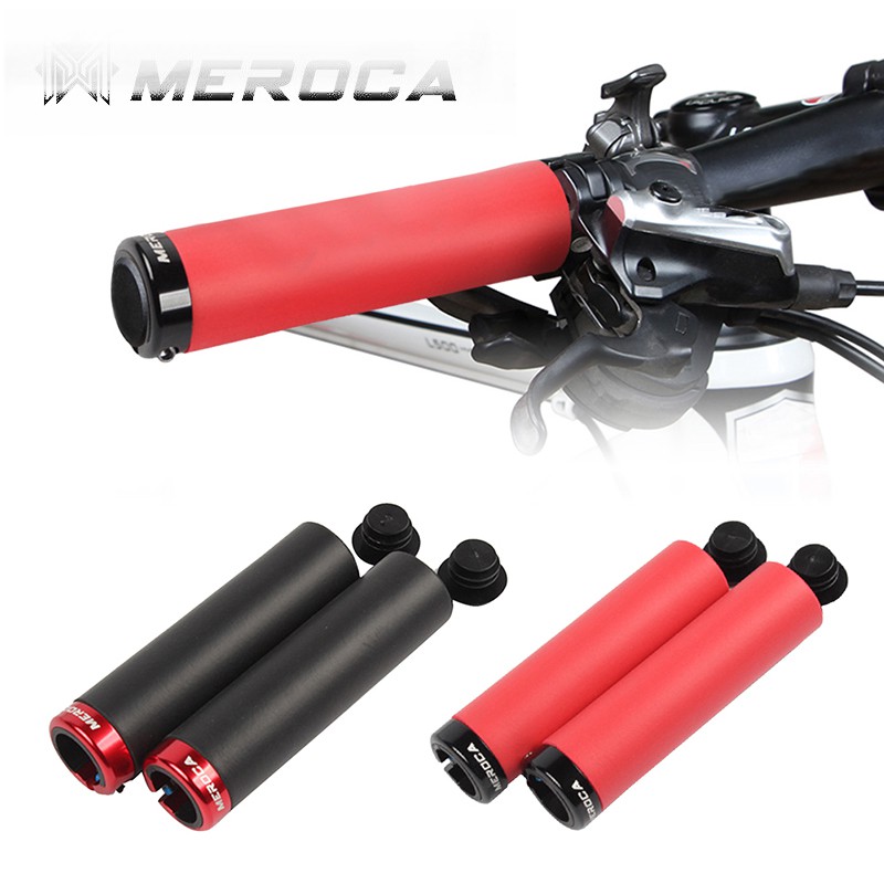 red mtb grips