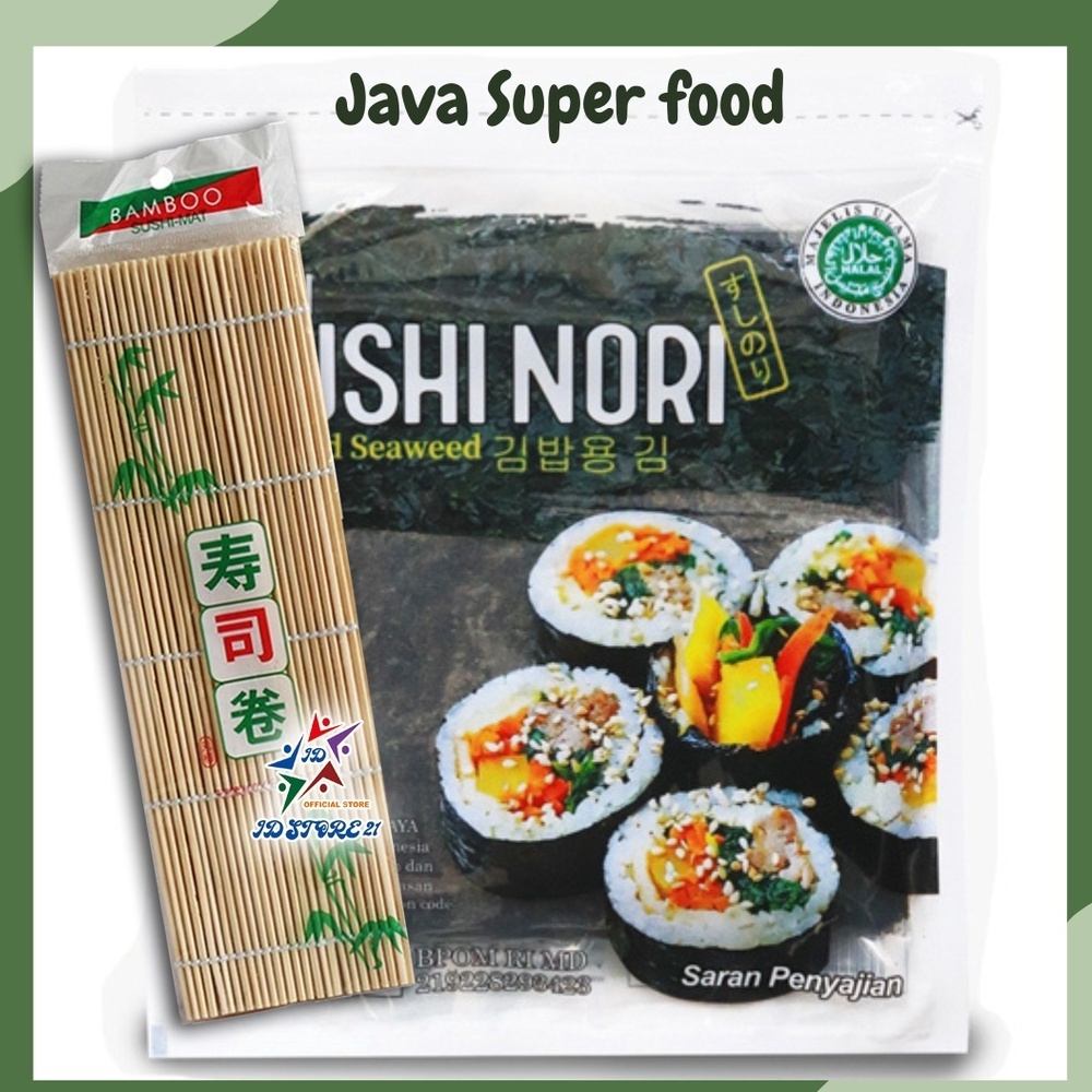 JAVA SUSHI NORI Rumput Laut Kimbap Seaweed Halal MUI