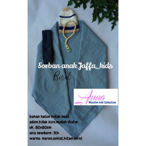 SORBAN AQIQAH/SORBAN BAYI/SORBAN ANAK/SORBAN IMAMAH KECIl Usia newborn-3th