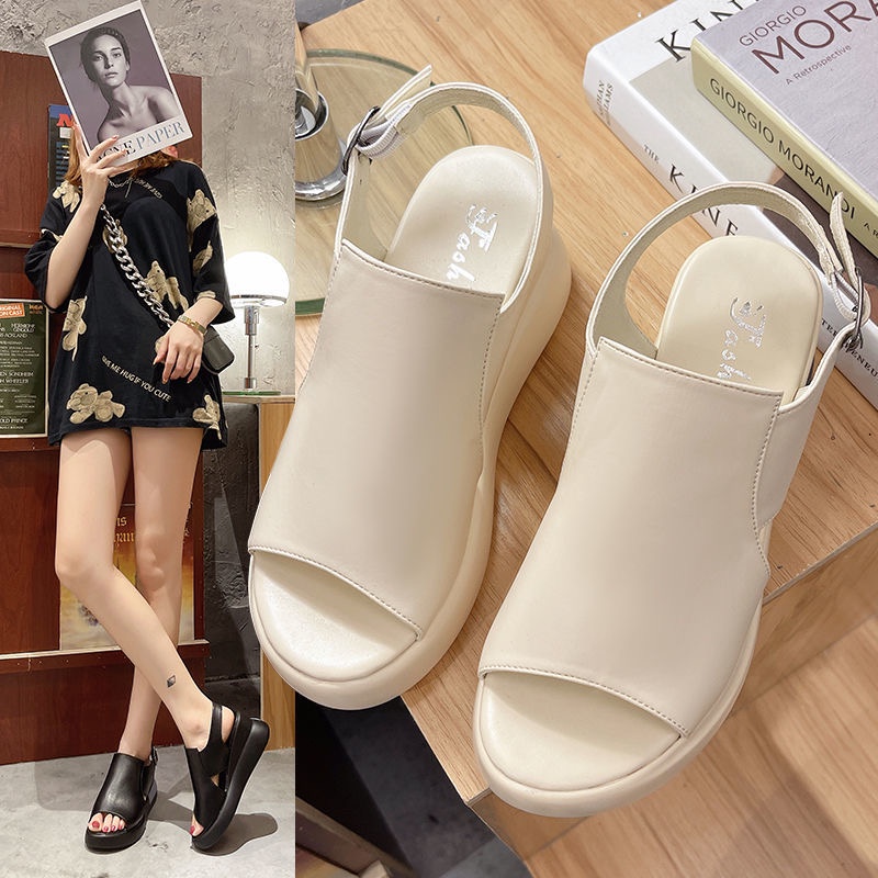 LURAD Sandal Wanita Wedges Korean Style Elegant BL363-4