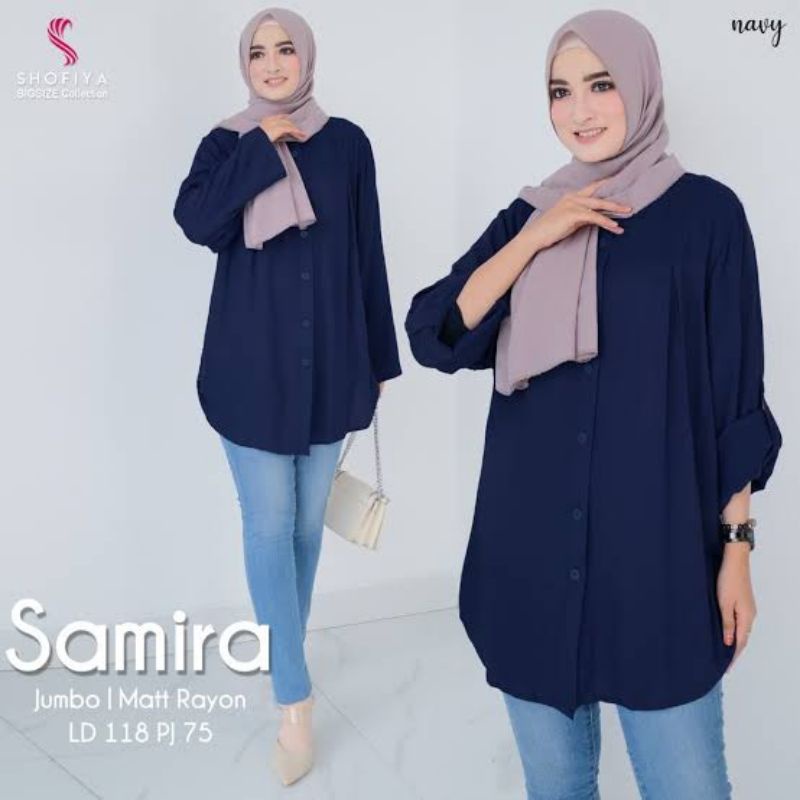 Baju wanita tunik samira jumbo