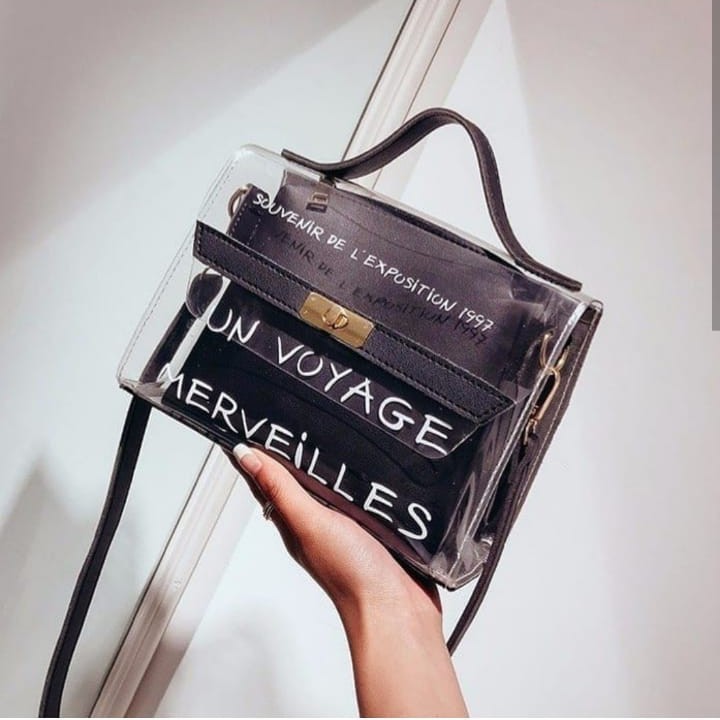 CHIKASTORE_OFFICIAL / Un Voyage Merveilles Veilles Goyave Bag Tas Selempang sling bag transparant