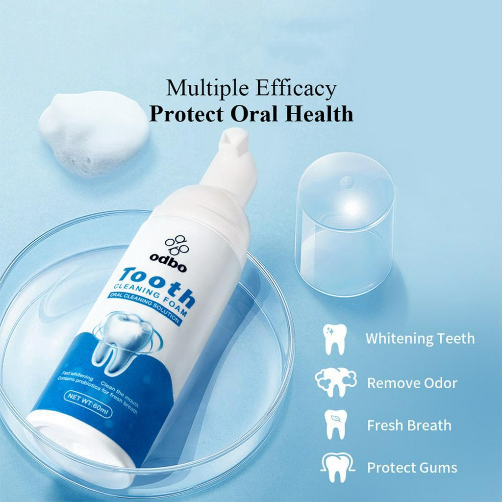BPOM OdbO Teeth Cleaning and Whitening Foam 60ml