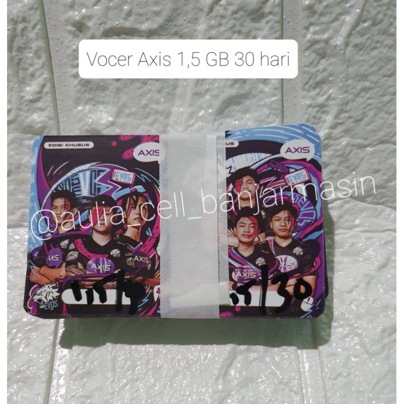 Vocer axis 1,5 GB 30 hari