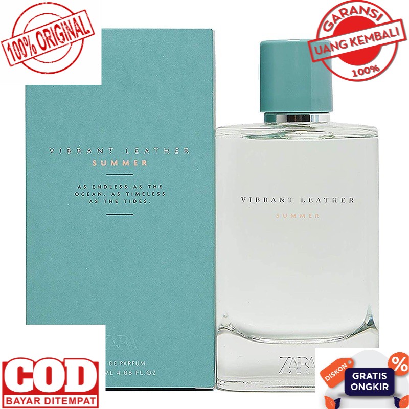 Parfum Original Pria Zara Vibrant Leather Summer EDP 120 ml