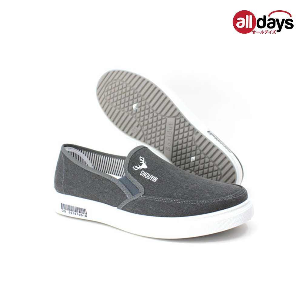 Faster Sepatu Sneakers Slip On Pria / Sepatu Kanvas Import Pria 1031 Size 39-43