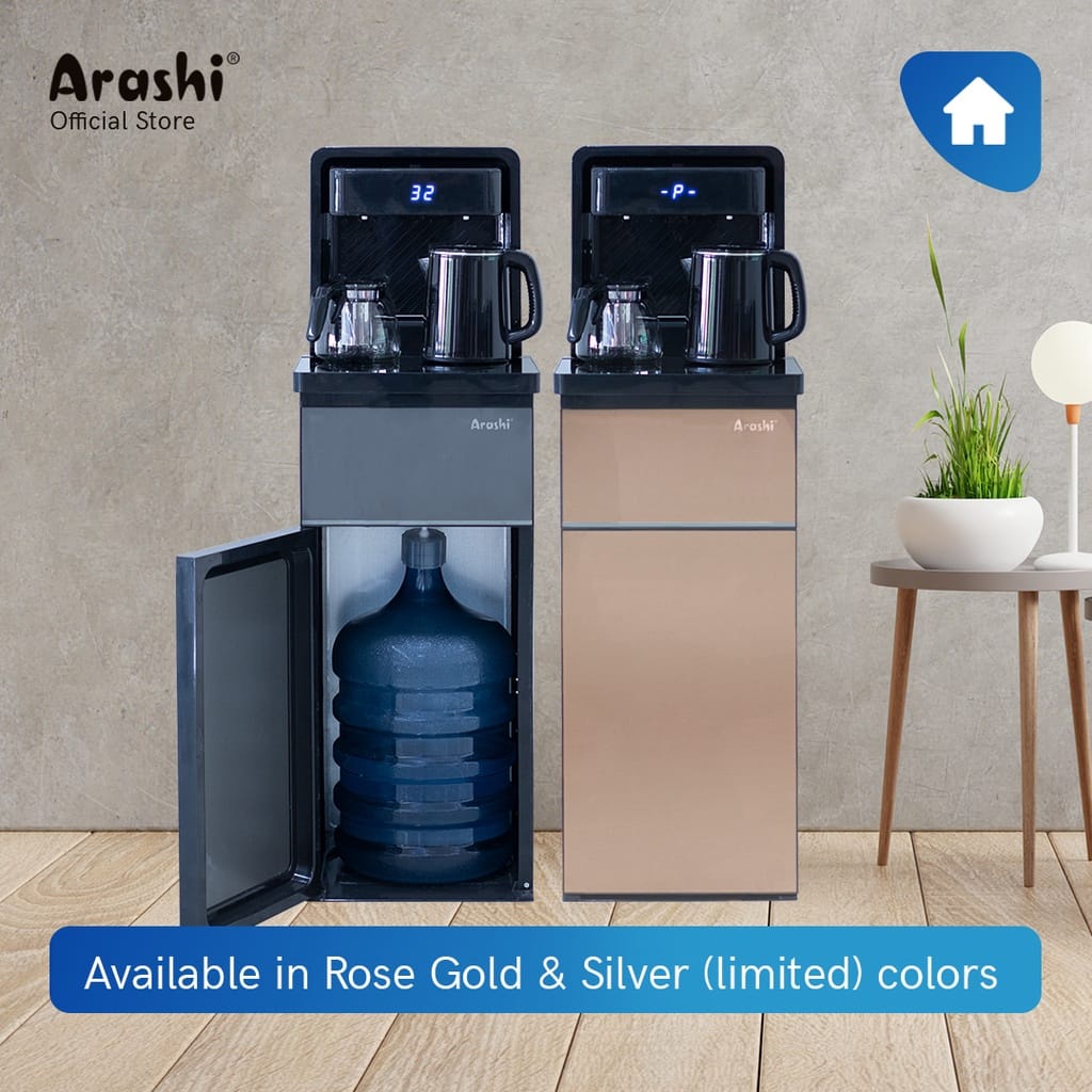 Arashi Multifunction Dispenser AMD 02BC / Hot &amp; Cool / Panas Dan Dingin Galon Bawah