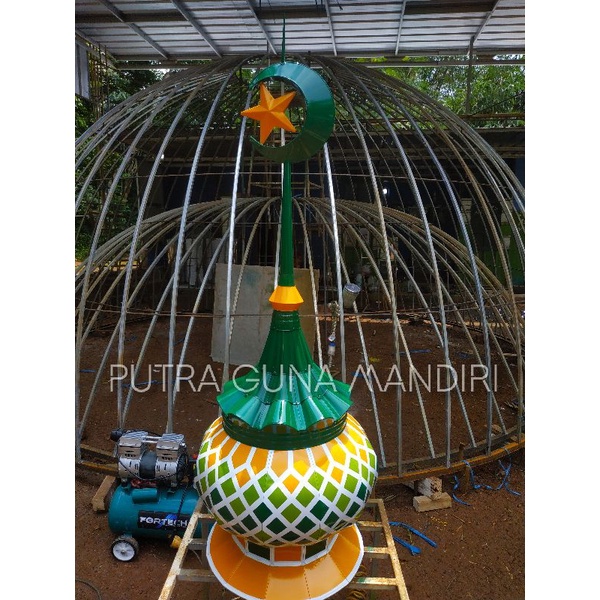 KUBAH MUSHOLA DEKORATIF Stainless Steel 50CM