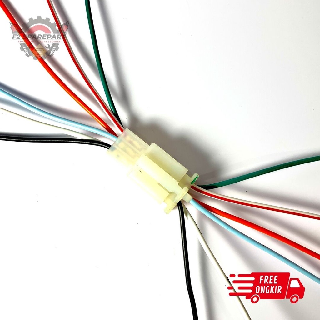 SOKET SAMBUNGAN KABEL 6 PIN MOTOR MOBIL KELISTRIKAN UNIVERSAL TERLARIS | KABEL BODY | SAMBUNGAN KABE
