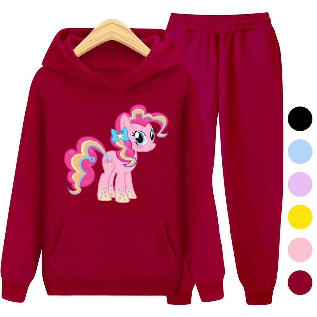 Setelan Anak Sweater Hoodie KUDA PONY/ Sweater Anak Size S (3-5 Thn) M (5-7 Thn) XL(9-12 thn) XXL (13 + thn)