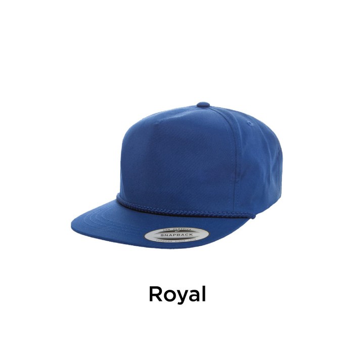 Topi Baseball Komando Import Pria Wanita GM761 [Original Flexfit] 6002 Classic Poplin Golf - Biru