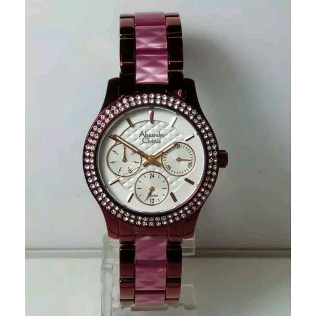 Jam Tangan Wanita Original Alexandre Christie AC 2705 BFBRESL Lady Passion Garansi Resmi 1Tahun