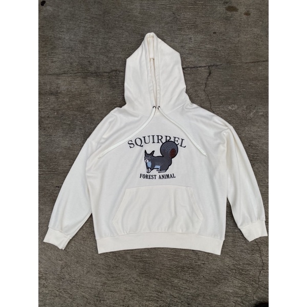 Oversize Hoodie Broken White - OH JIN-HO
