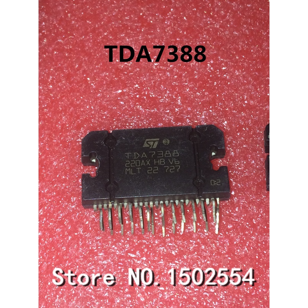 Tda7388 ZIP-25 chip IC amplifier audio Mobil output Empat channel