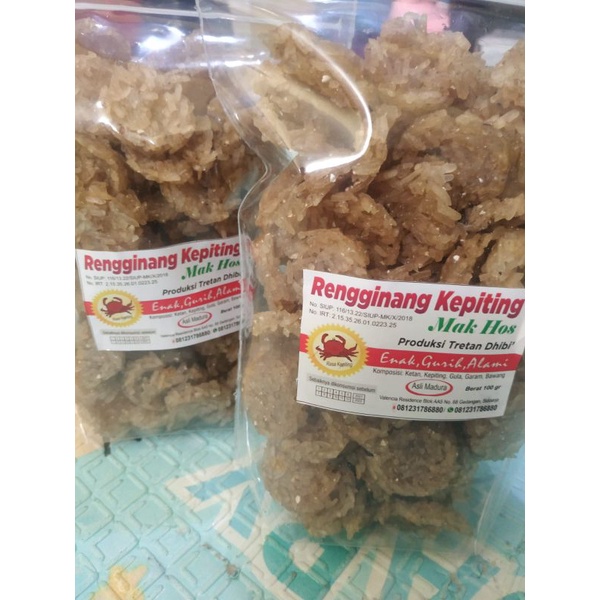 

Rengginang Kepiting mentah 500 gr