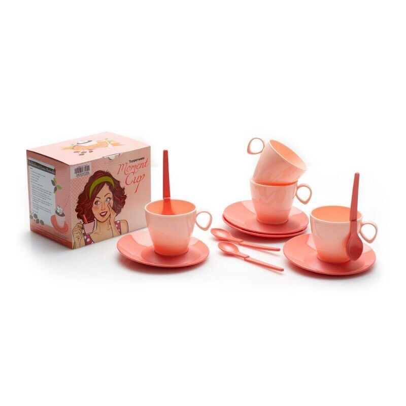 tupperware moment cup set // gelas tupperware // gelas cangkir // mug