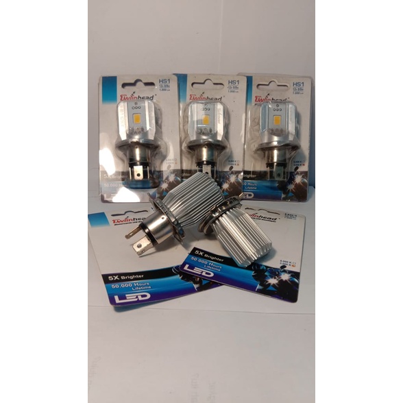 LAMPU H4 LED KUNING TWINHEAD