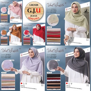 Umama VOAL WAFFLE  LC campur warna  jilbab  hijab kerudung 