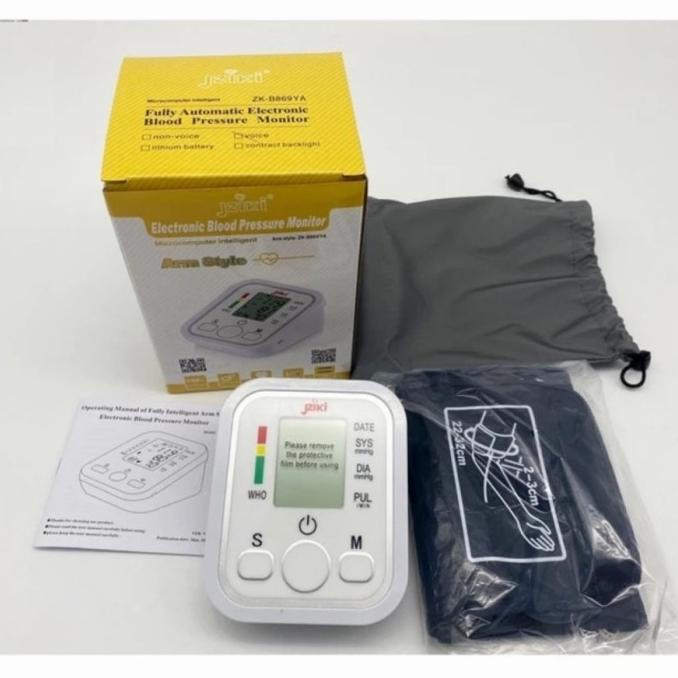 Tensimeter Digital JZIKI Pengukur Tekanan Darah Electronic with Voice