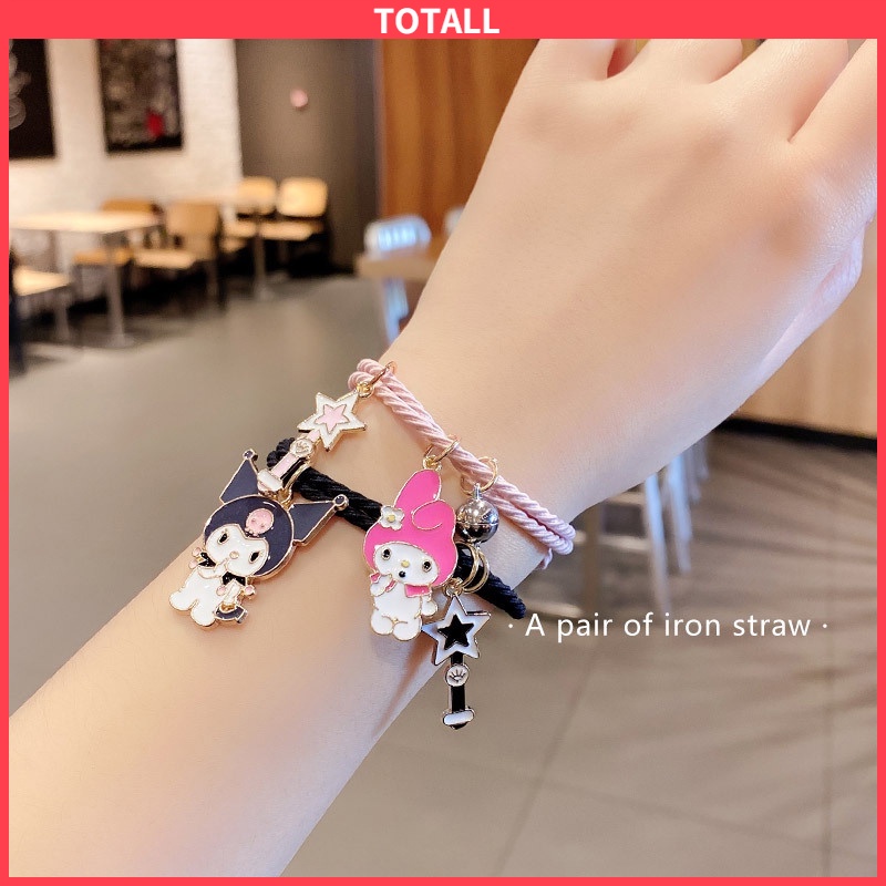 [✅COD]Gelang Tali Magnetik Motif Kartun Untuk Pasangan Bestie Fashion Import Penjualan Panas