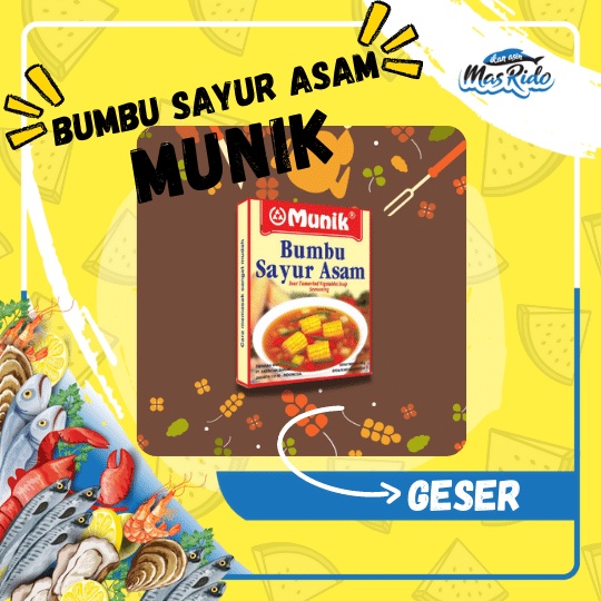 

Bumbu Sayur Asem Instan Munik Sour Tamarind Vegetables Soup Murah