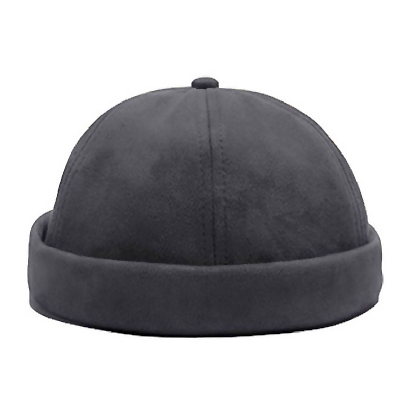 topi budak Sailor Cap Brimless cap topi lelaki  Vintage Melon Cap Pure Cotton Unisex Beanie Hat Skullcap Multiple Colours the capal cap