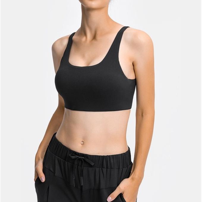 Sports Bra Zipper Resleting Depan Warna Hitam Abu Putih Keren