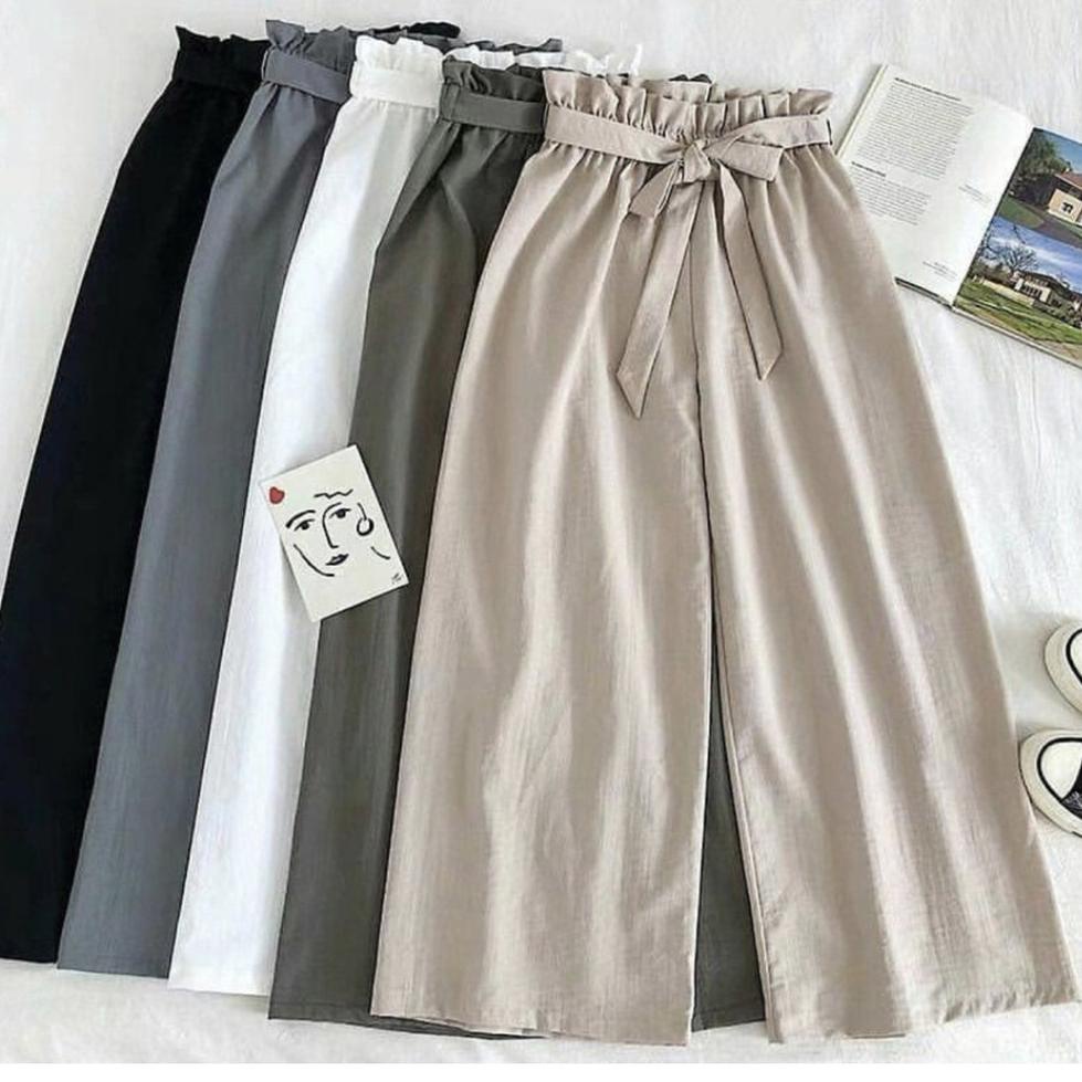 ✻Ready✦ 0RAID PROMO Kowama Palazo Pants HIGHWAIST KULOT KEKINIAN CELANA WANITA CELANA LINEN 43 ↔Hot 