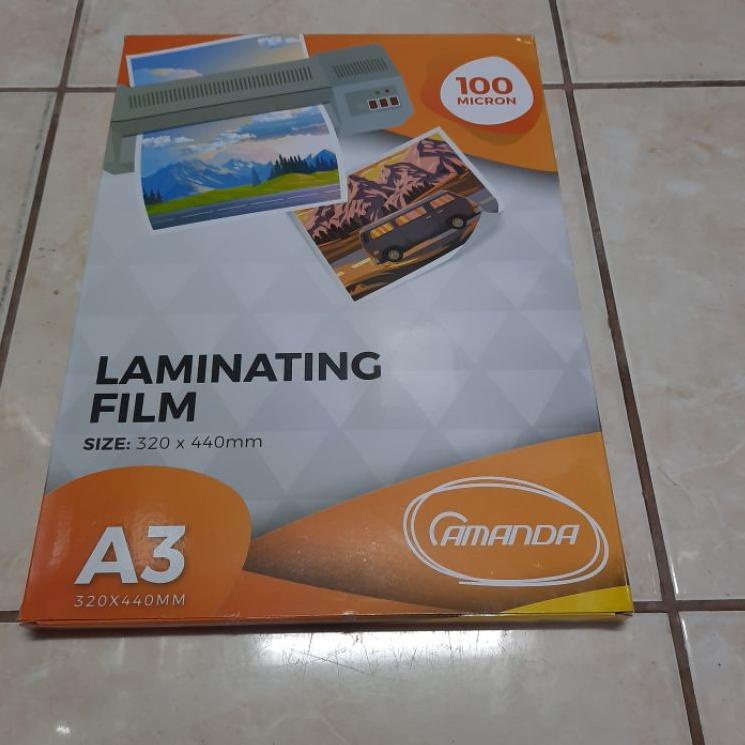 

zg✧Grosir✹ (10 LEMBAR) Plastik Laminating A3 Amanda 100 Micron / Laminating Amanda A3 95 ➶