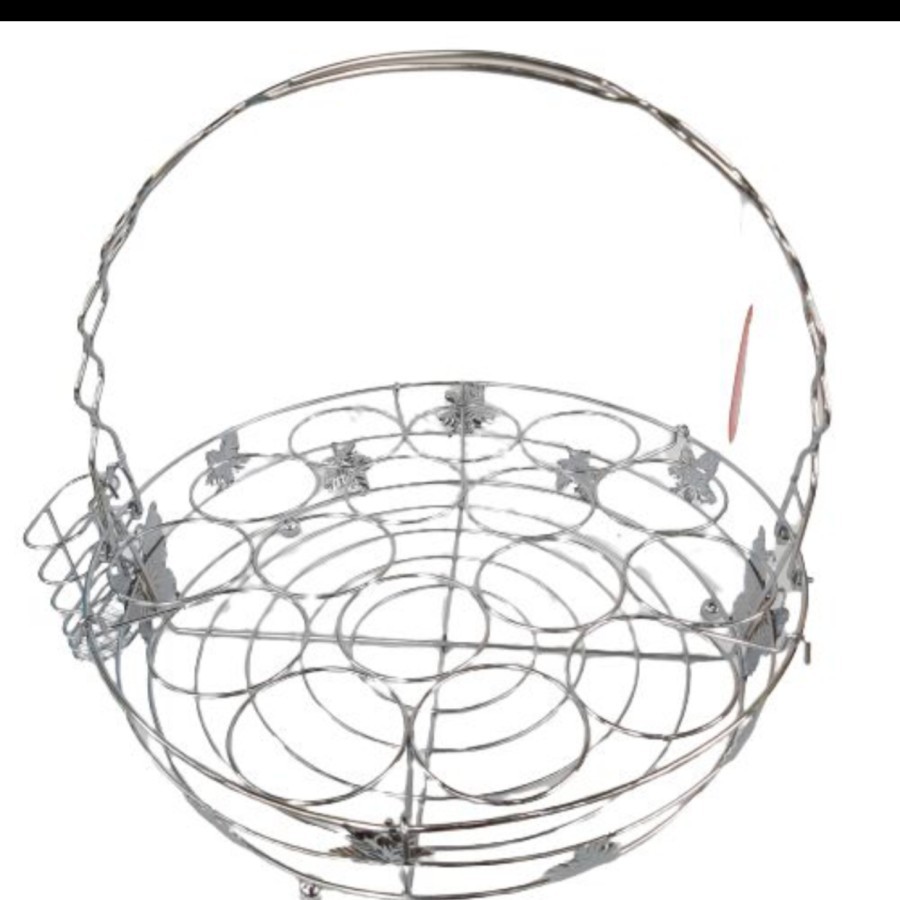 RAK AQUA GELAS BENTUK BULAT LUBANG 16/ RAK AQUA NAKAMI STAINLESS