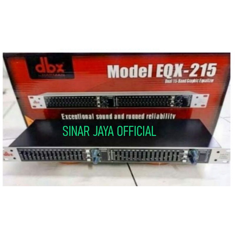 Equaer Dbx Eqx 215 Plus Subwoofer - Equalizer Dbx Eqx215 Sub