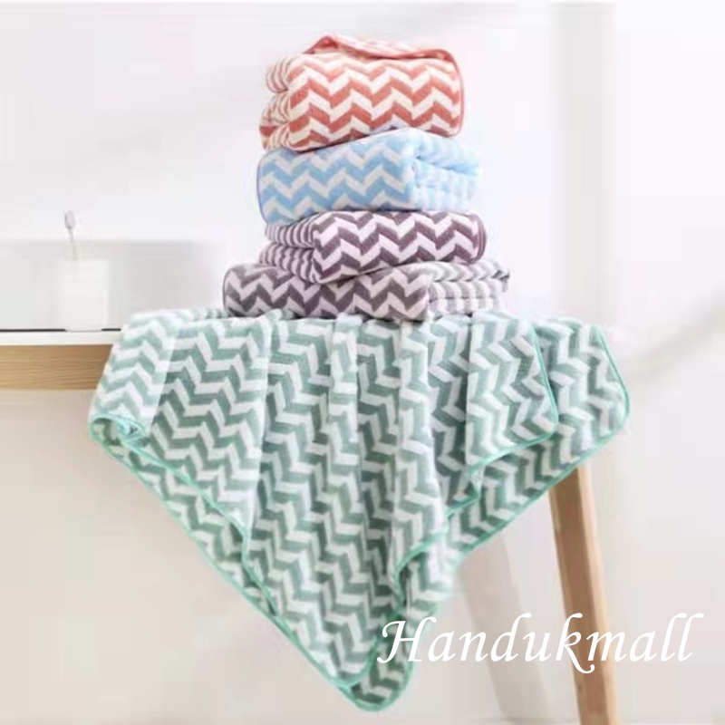 Handuk mall Handuk Mandi Handuk Dewasa Handuk Jumbo Handuk Besar Handuk Murah Handuk 80x160cm Zigzag