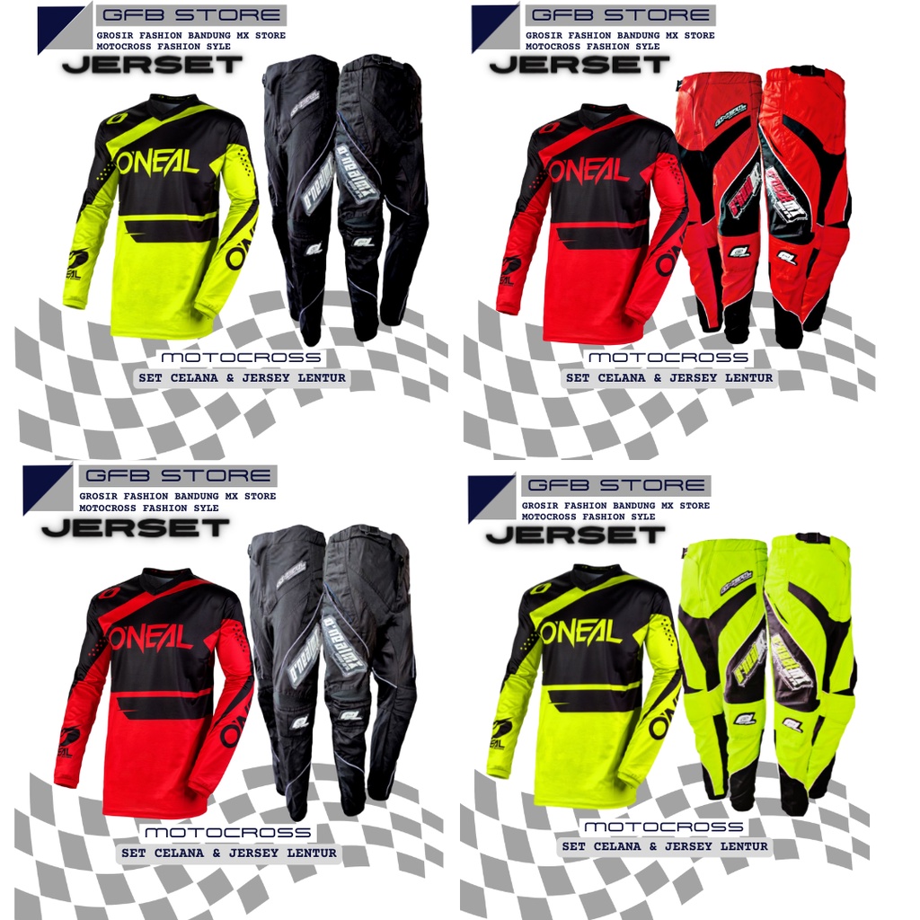 Jersey set motocross | motocross Jersey and pants | celana cross | Jersey trail