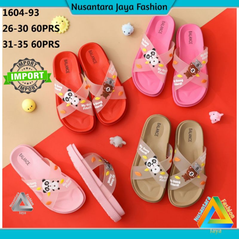 [TERBARU] Sandal Anak Perempuan 1604-93 / Sandal Anak Import / Sandal Anak Jelly Balance