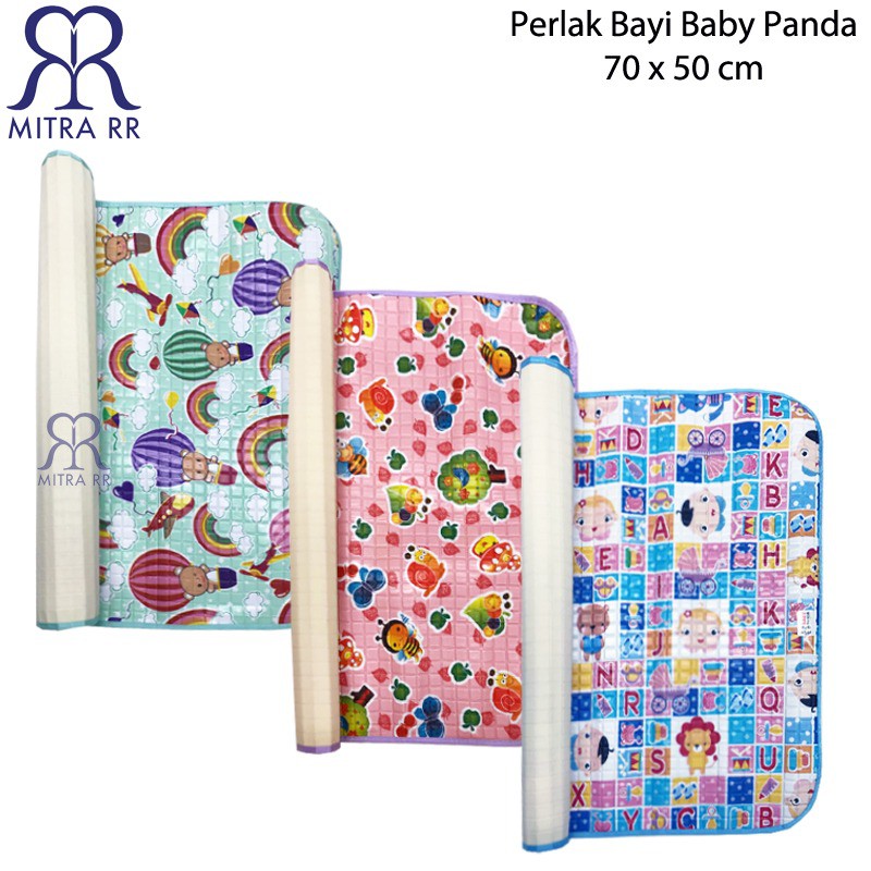 Perlak Bayi Kecil Karakter Waterproof 70x50 cm Perlengkapan Bayi Alas Ompol Baby