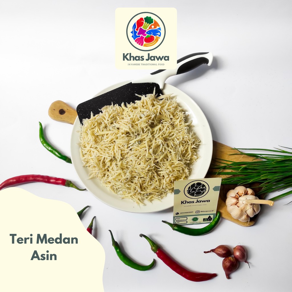 

TERI MEDAN ASIN / TERI NASI KERING 250 GRAM