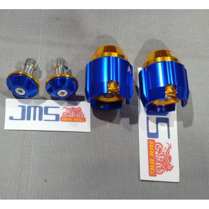 jalu as roda cnc plus jalu stang 2 tone tuton 1 set paket universar mio beat vario nmax aerox vixion