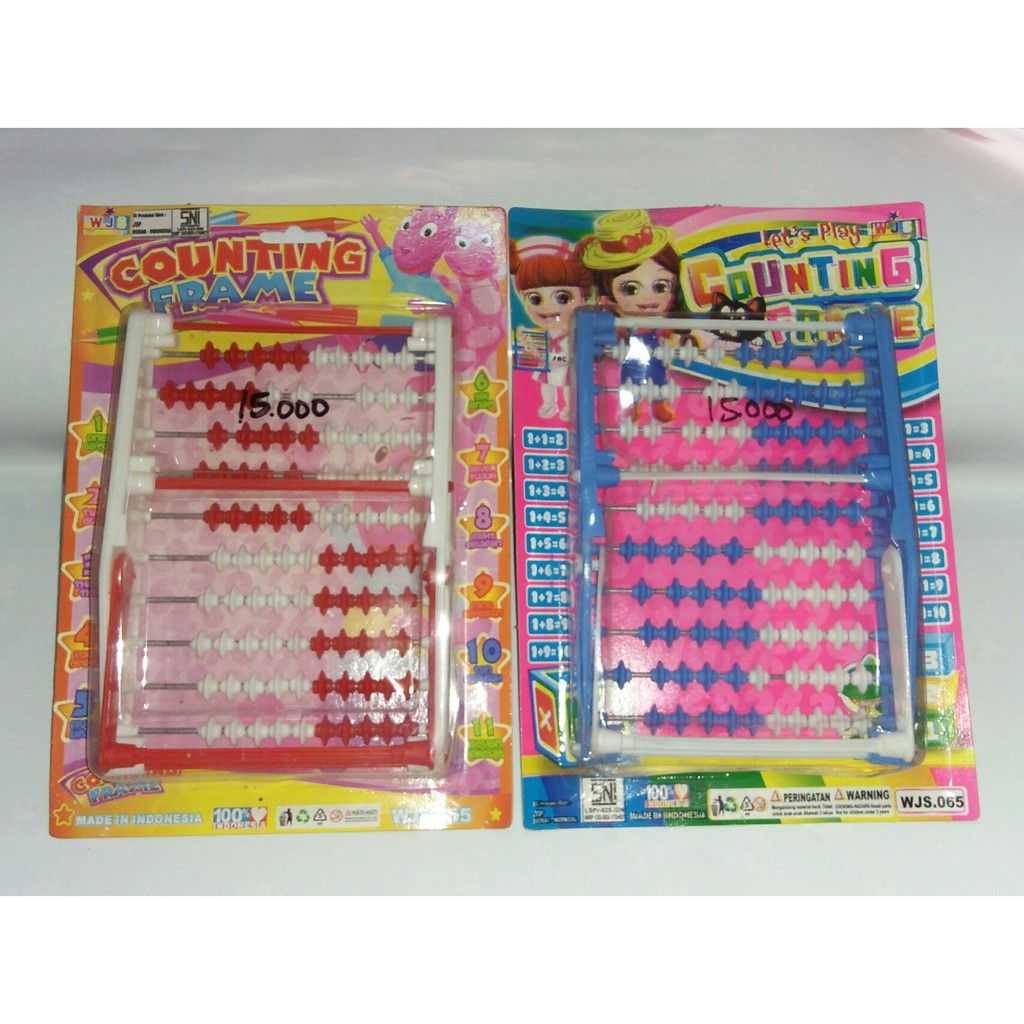 alat hitung anak sekolah sempoa ketek an ruji