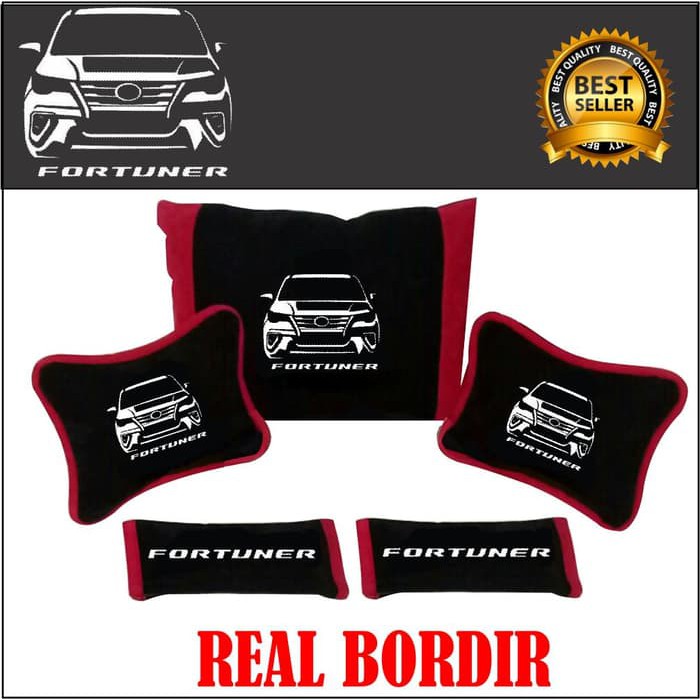 Bantal Mobil FORTUNER Headrest Mobil Interior KODE 0042