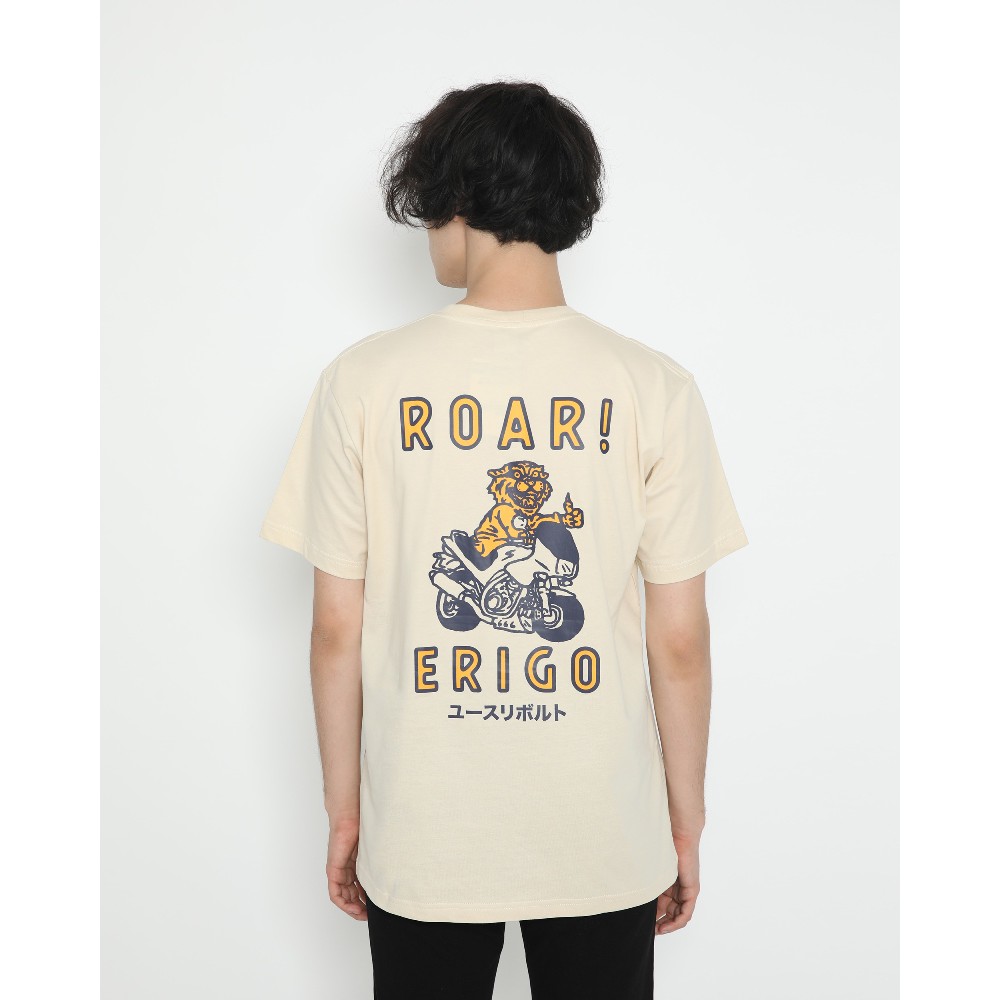 Erigo T-Shirt Roar Cream | Shopee Indonesia