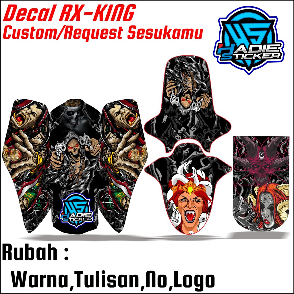 Sticker decal RX-KING FULL BODY/CUSTOM